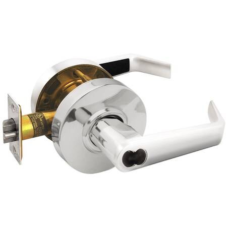 Arrow Lock Grade 2 Storeroom Cylindrical Lock, Sierra Lever, SFIC Less Core, Bright Chrome Finish, Non-handed RL12-SR-26-IC